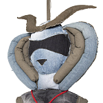 Кукла из джинсовой одежды и армейских палаток Rusalka Jeans&Tents варинант исполнения - 4 | Loft Concept в Красноярске