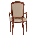 Стул с подлокотниками из натурального бука бежевый Solid Luxury варинант исполнения - 3 | Loft Concept в Красноярске