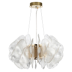 Люстра с декором в виде крупных рельефных лепестков 80 см Ethereal Bloom варинант исполнения - 2 | Loft Concept в Красноярске