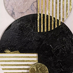 Панно декоративное с объемным эффектом Asymmetry варинант исполнения - 4 | Loft Concept в Красноярске