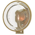 Бра круглое с прозрачным рельефным плафоном Crystal Prism варинант исполнения - 2 | Loft Concept в Красноярске