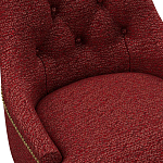 Мебельная ткань Шенилл бордовый цвет 138 см T4-23 варинант исполнения - 6 | Loft Concept в Красноярске