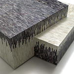 Дизайнерский журнальный стол с инкрустацией Plateau Coffee Table  варинант исполнения - 3 | Loft Concept в Красноярске