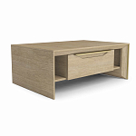 Стол журнальный с ящиками и открытыми полками Flowchart варинант исполнения - 2 | Loft Concept в Красноярске