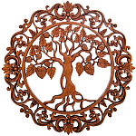 Панно из дерева LeafBerry Panel With Trees варинант исполнения - 1 | Loft Concept в Красноярске