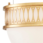 Подвесной светильник с фактурным золотым каркасом Exceptional Classic Design варинант исполнения - 2 | Loft Concept в Красноярске