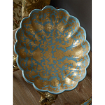 Чаша с орнаментом на бронзовых ножках в виде ангелов Eden Garden варинант исполнения - 4 | Loft Concept в Красноярске