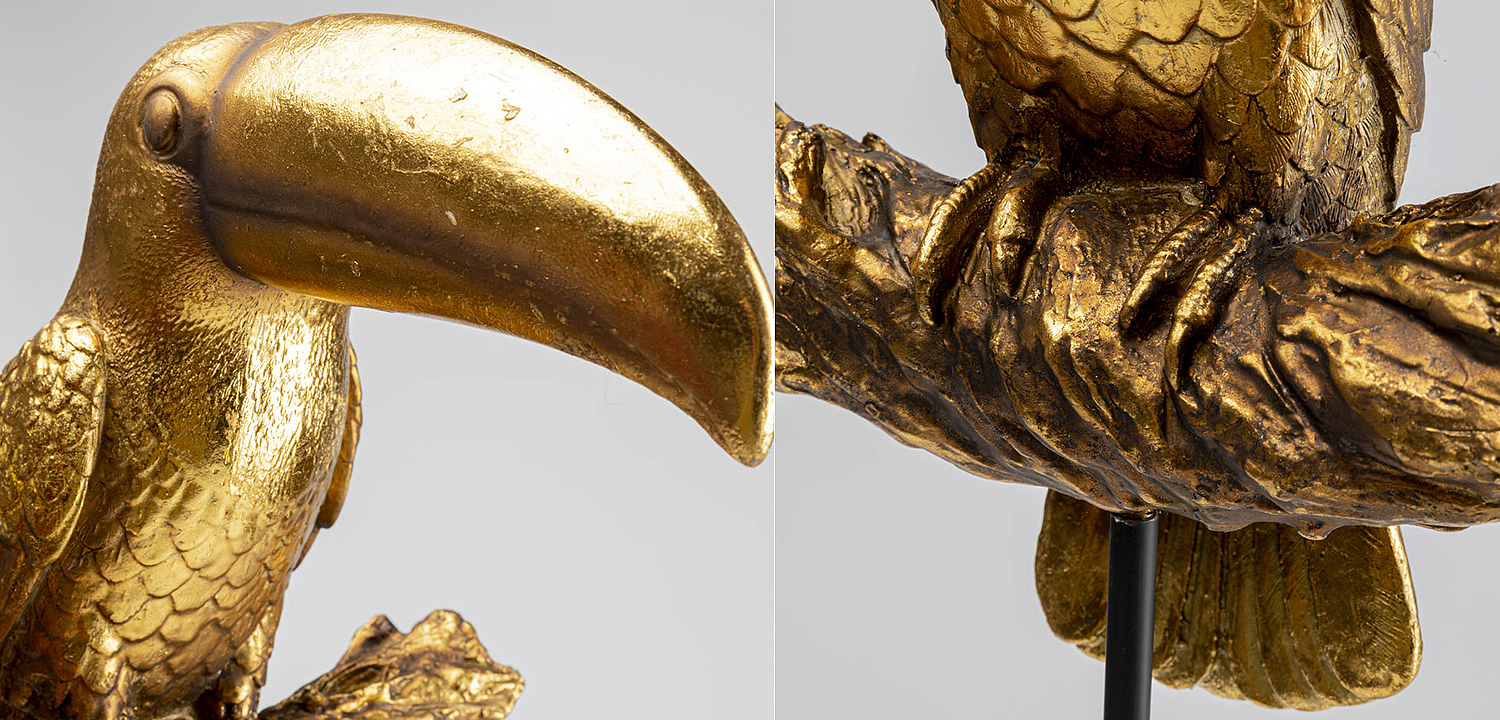 Статуэтка Golden Tukan on a stand - Loft-Concept в Красноярске