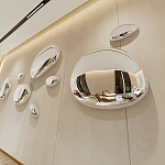 Абстрактная скульптура на стену в виде капли воды Water Outline варинант исполнения - 5 | Loft Concept в Красноярске