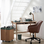 Вращающееся кресло на колёсах Alis Chair варинант исполнения - 4 | Loft Concept в Красноярске