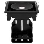 Встраиваемый спот светодиодный черного цвета квадратной формы из металла Pure Square варинант исполнения - 4 | Loft Concept в Красноярске