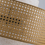 Подвесной светильник с декоративным поясом из плетеного бамбука Biuloggicu варинант исполнения - 9 | Loft Concept в Красноярске