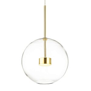 Подвесной светильник Transparent Bubble Pendant Gold One