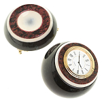 Часы настольные в виде шара из натурального камня Ball Stone Clock варинант исполнения - 8 | Loft Concept в Красноярске