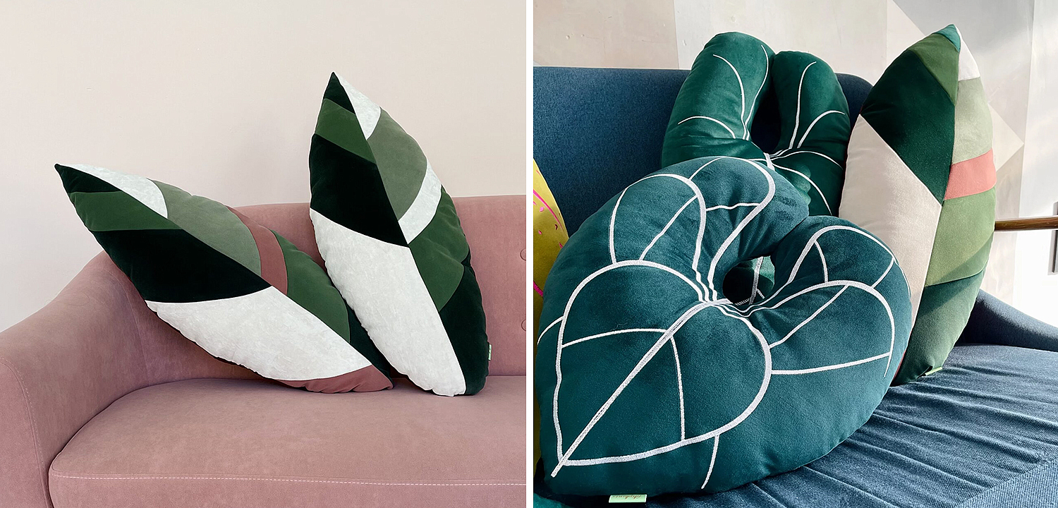 Декоративная подушка Botanical Cushion Stromanta Sanguinea Декоративная подушка Botanical Cushion Stromanta Sanguinea - Loft-Concept в Красноярске