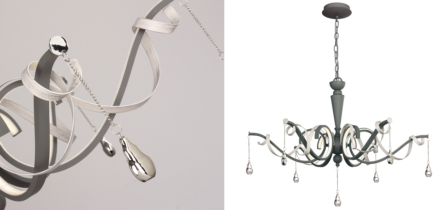 Люстра Morris Chandelier black Люстра Morris Chandelier black - Loft-Concept в Красноярске