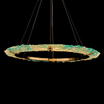 Люстра в форме кольца с цветочным декором Warm Heavenly Light варинант исполнения - 3 | Loft Concept в Красноярске