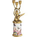 Фарфоровый подсвечник Лебедь с ангелом Asse варинант исполнения - 1 | Loft Concept в Красноярске