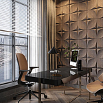 Гипсовая 3D панель с принтографией PM-22 варинант исполнения - 3 | Loft Concept в Красноярске