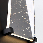 Настенный фонарь уличный прямоугольный черного цвета со стеклом с пузырьками Eurofase варинант исполнения - 5 | Loft Concept в Красноярске