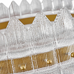 Люстра круглая с декоративными элементами в виде лепестков Round Light Flashing варинант исполнения - 7 | Loft Concept в Красноярске