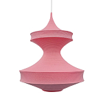 Подвесной вязаный розовый светильник «Моника» варинант исполнения - 1 | Loft Concept в Красноярске
