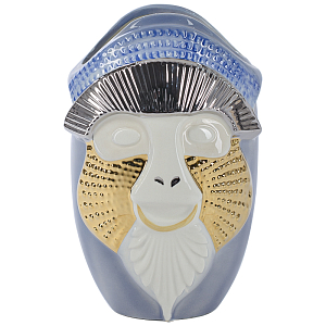 Ваза Primates Kandti Decoration blue