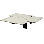 Стол журнальный низкий с фигурной столешницей Threshold варинант исполнения - 1 | Loft Concept в Красноярске