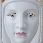 Ваза с золотисто-белыми фрагментами Faces of Imagination варинант исполнения - 6 | Loft Concept в Красноярске