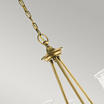 Люстра с прозрачными плафонами из пузырчатого стекла Kichler варинант исполнения - 5 | Loft Concept в Красноярске