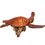 Статуэтка деревянная в виде морской черепахи Marine Reptiles варинант исполнения - 2 | Loft Concept в Красноярске