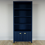 Книжный Стеллаж Elsa Dreams Blue с задней стенкой варинант исполнения - 5 | Loft Concept в Красноярске