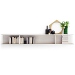 Дизайнерская подвесная полка Gio Ponti D.355.1 - D.355.2 Hanging Bookcase варинант исполнения - 1 | Loft Concept в Красноярске