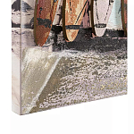 Панно декоративное в морском стиле Seascape and Surfing I варинант исполнения - 3 | Loft Concept в Красноярске