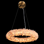 Люстра кольцевая с частичками натурального горного хрусталя Crystal Shimmer варинант исполнения - 1 | Loft Concept в Красноярске