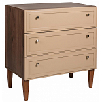 Комод бежевый из массива бука с 3-мя ящиками Wenge Light варинант исполнения - 1 | Loft Concept в Красноярске