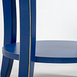 Синяя тумба на фигурных ножках Shelby варинант исполнения - 5 | Loft Concept в Красноярске