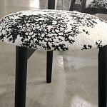 Стул обеденный деревянный с цветочной обивкой Foshan Chair варинант исполнения - 2 | Loft Concept в Красноярске