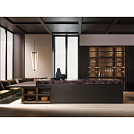 Кухонный гарнитур из красного мрамора и дерева VVD Dada Engenereed Kitchen варинант исполнения - 2 | Loft Concept в Красноярске