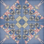 Плитка дизайнерская с узором Мангалоры варинант исполнения - 1 | Loft Concept в Красноярске