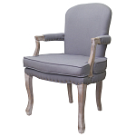 Кресло Aubrey Classical Armchair grey flax варинант исполнения - 3 | Loft Concept в Красноярске