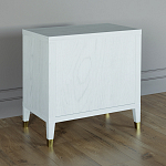 Прикроватная тумбочка с полкой Elsa Dreams White варинант исполнения - 4 | Loft Concept в Красноярске