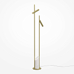 Напольный торшер светодионый золотой Lumen Duo варинант исполнения - 1 | Loft Concept в Красноярске