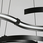 Люстра подвесная светодиодная в виде волнообразной ленты Ribbon Vortex варинант исполнения - 5 | Loft Concept в Красноярске