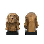 Держатель для книг с бронзовыми фигурками головы собаки Dog Elegance  варинант исполнения - 3 | Loft Concept в Красноярске