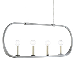 Люстра линейная в овальной раме Traditional Clean Lines варинант исполнения - 2 | Loft Concept в Красноярске