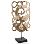 Маска ручной работы деревянная резная Roots Мask варинант исполнения - 1 | Loft Concept в Красноярске