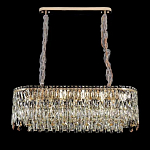 Люстра овальная с хрустальными подвесками Roul Crystal Light варинант исполнения - 1 | Loft Concept в Красноярске