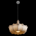 Подвесной светильник с белым фигурным абажуром и мягкими волнистыми краями Cloud Motion  варинант исполнения - 9 | Loft Concept в Красноярске