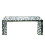 Консоль Дизайнерская Kenya Console ZEBRA Bone Inlay blue варинант исполнения - 2 | Loft Concept в Красноярске